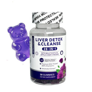 Biduka 28-in-1 Formula Liver Cleanse Detox & Repair Gummies with Milk Thistle & Apple Cider Vinegar Gummies